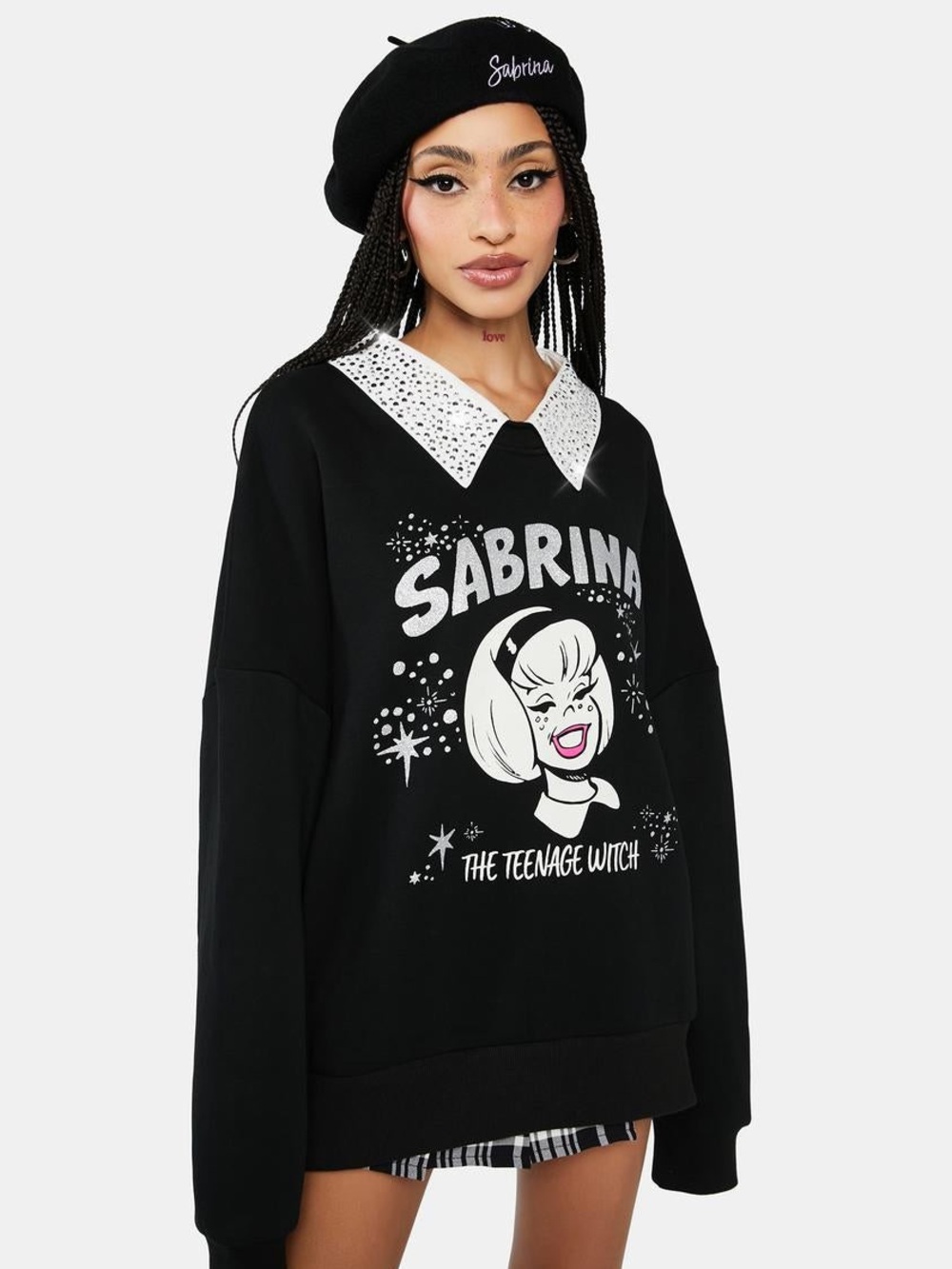 Dolls Kill Archie Comics YOU'RE A WITCH OVERSIZED SWEATSHIRT Sz XL